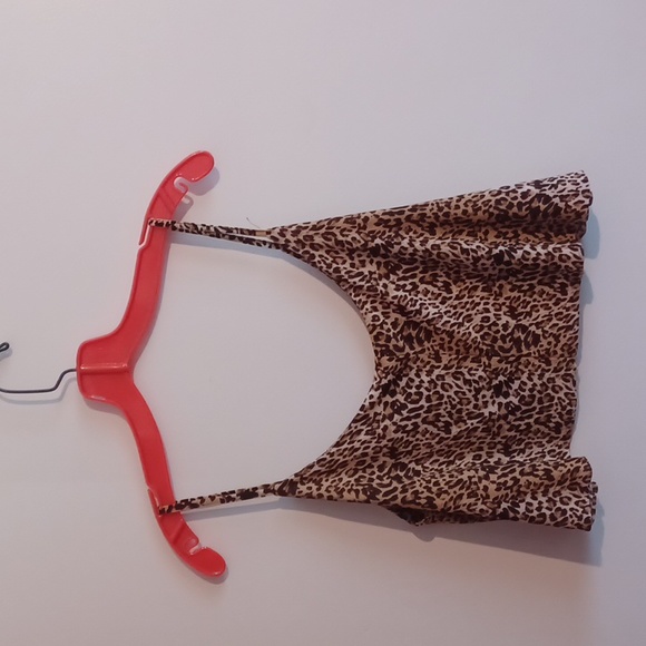 5 For $15 Cheetah print flowy cropped blouse - Picture 5 of 11